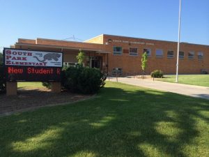 South Park Front of School Photo